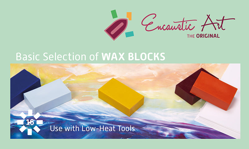 Encaustic Art The Original -Landscape Selection Set of 16 - Encaustic Wax Block Colors -Beeswax for Encaustic Art Supplies -Non-toxic, Handcrafted